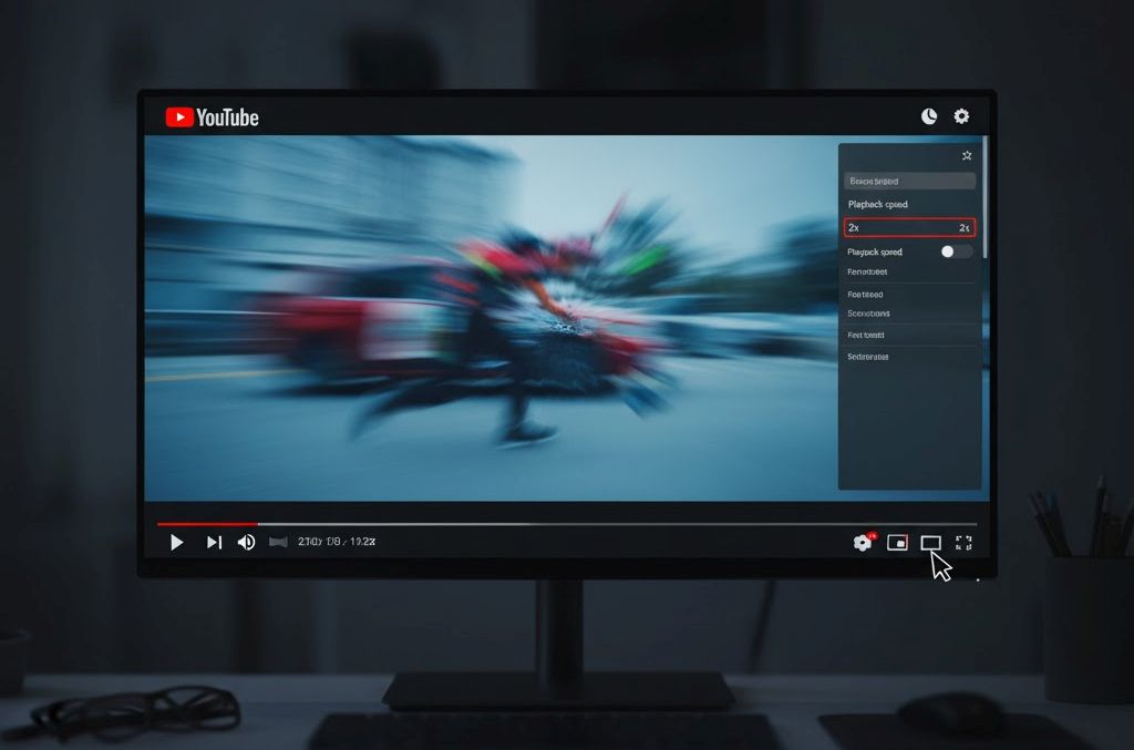 YouTube faster speed