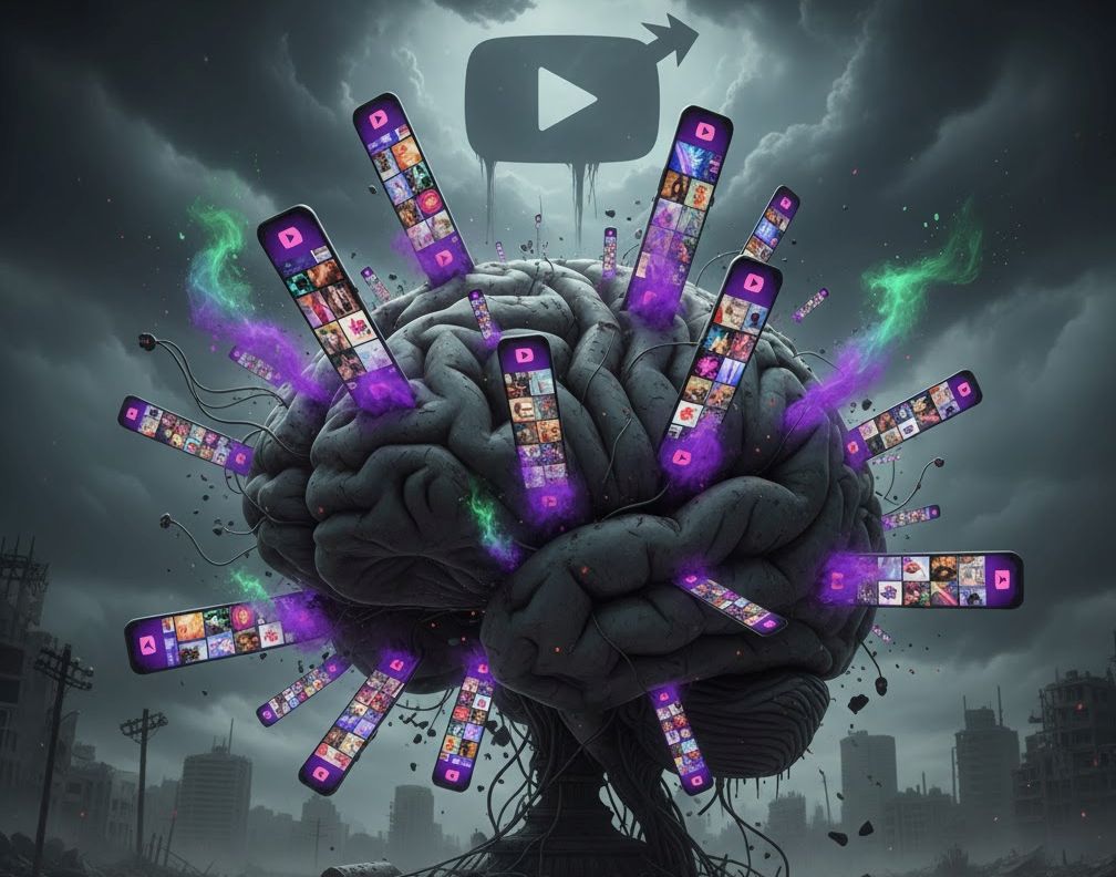 YouTube shorts affecting brain